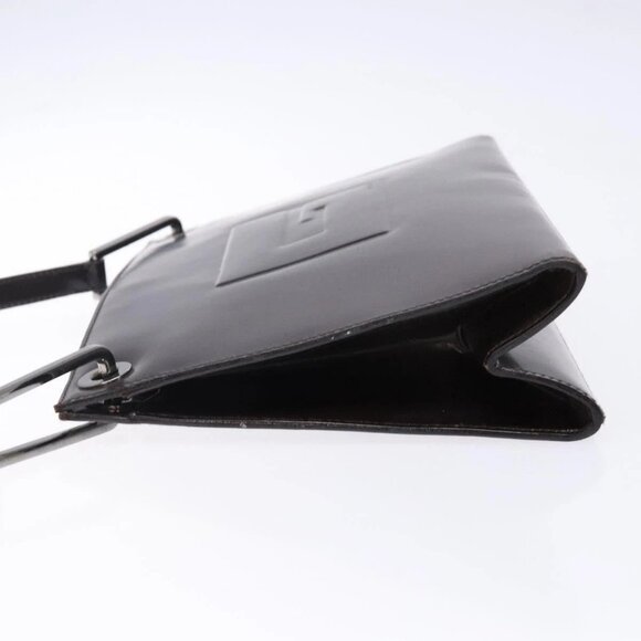 GUCCI Shoulder Bag Patent leather Brown Silver 001 3034 1705 Auth ep10769 - Picture 6 of 15